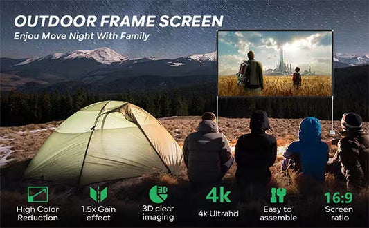Transform Your Backyard Entertainment with an Outdoor Projector Screen