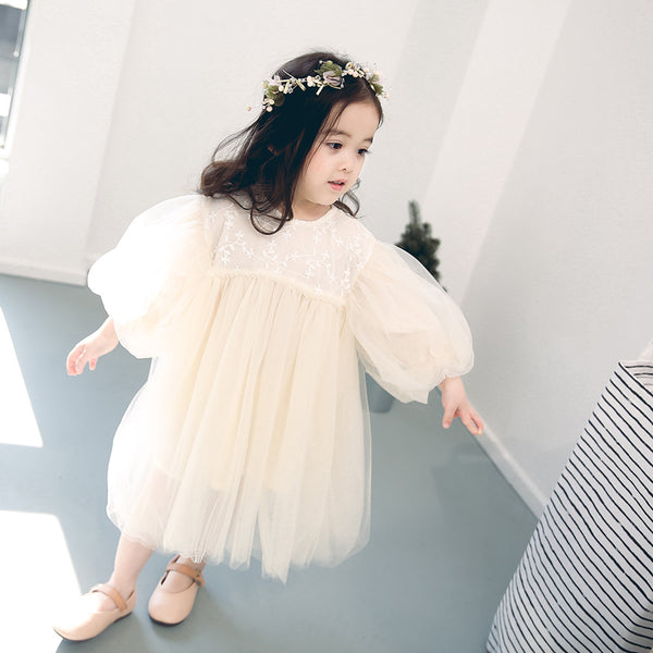 Honeycherry New Kids Dresses For Girls Spring Girl Dress Child Baby