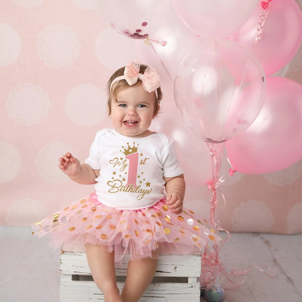 Baby 1st Birthday Outfit Girl | 1st Birthday Girl Clothes Set - It's