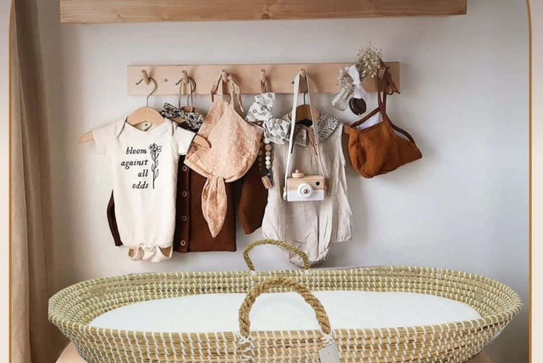 Seagrass Baby Changing Basket