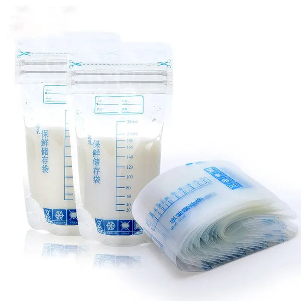 Breastmilk Storage Bag with 250ml Self Standing Baby Food Storage