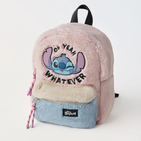 Disney cartoon Stitch New Kids Backpack Mini Schoolbag Girls and Boys