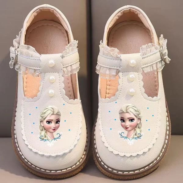 Disney Children's Girls' Leather Casual Shoes Spring Frozen Princess