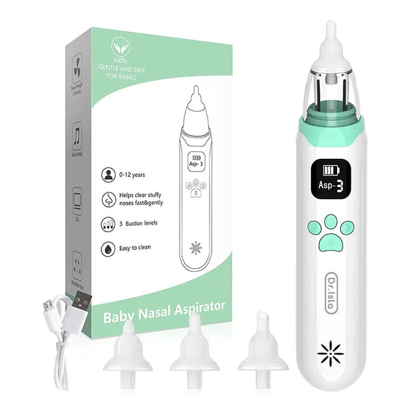 Dr.isla Baby Nose Cleaner Silicone Adjustable Suction Electric Child