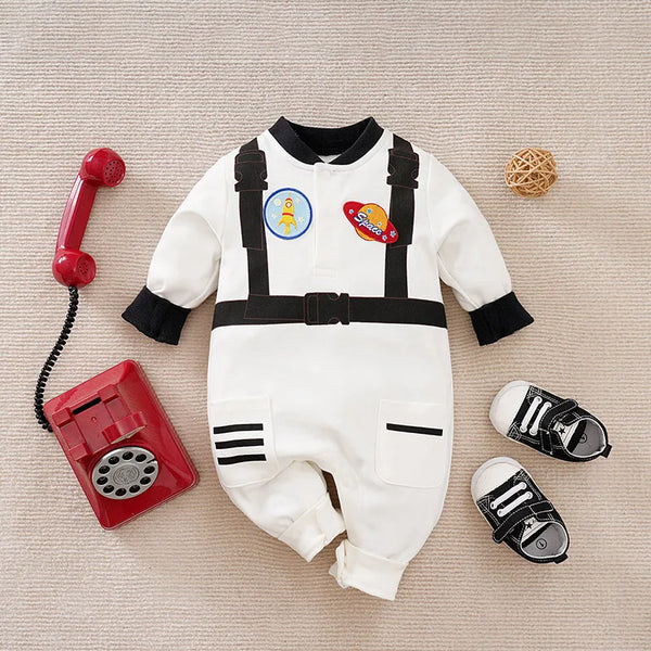 Spring And Autumn Boys And Girls Cute Astronaut Dress Up Role Playing