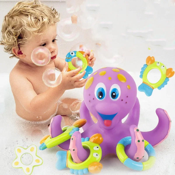 Baby Bath Toy Shower Cartoon Animal Octopus For Kid Crawling Beach