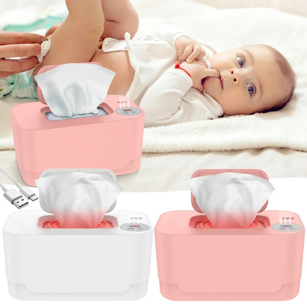 Baby Wipe Warmer LED Digital Display Large Capacity Baby Wet Wipes