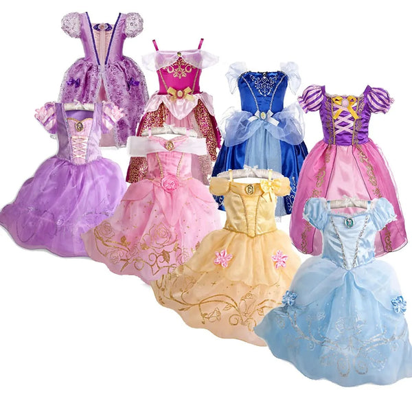 Children Princess Costume Party Fancy Flower Vestido New 2024