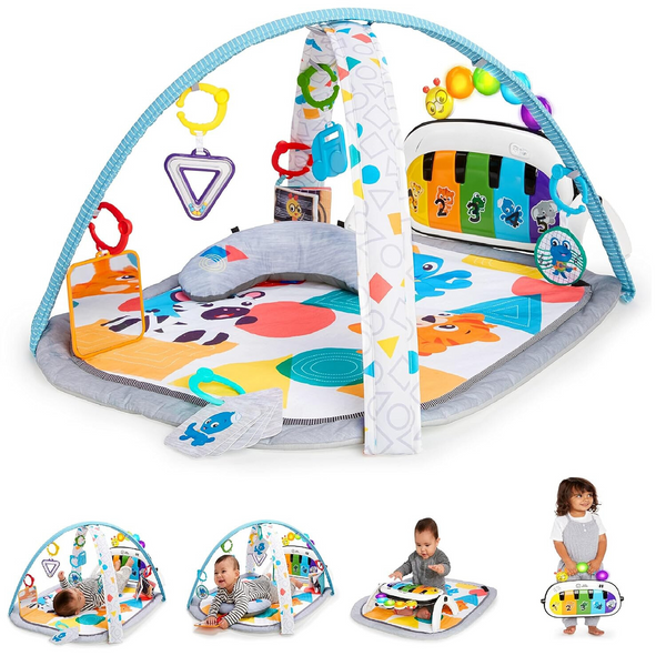 2-in-1 Baby Play and Gym Mat: Soft and Stimulating for Development